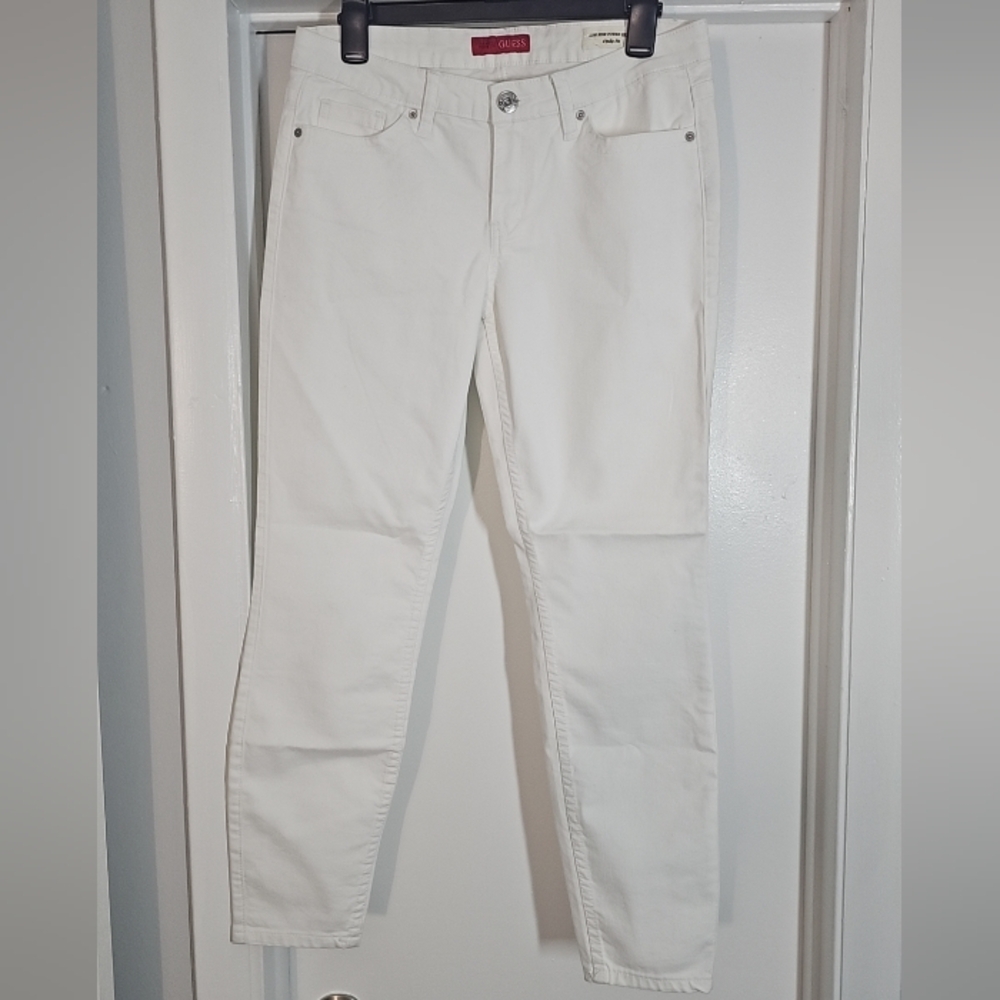 Guess Classic White Denim Pants